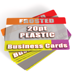 Frosted Plastic Business Cards Printed Cheap
