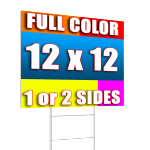 Custom yard signs