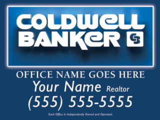 Coldwell Banker 24x18 Sign template 1b