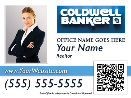 Coldwell Banker 24x18 Sign template 3w