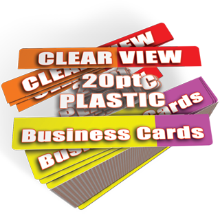 cheap clear plastic business cards