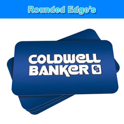 Round coldwell banker business cards