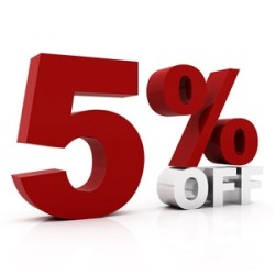 Site Updates and additional 5 Percent Off